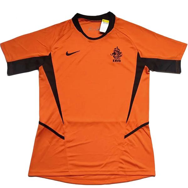 Netherlands home retro soccer jersey maillot match men's 1st sportwear football shirt 2002